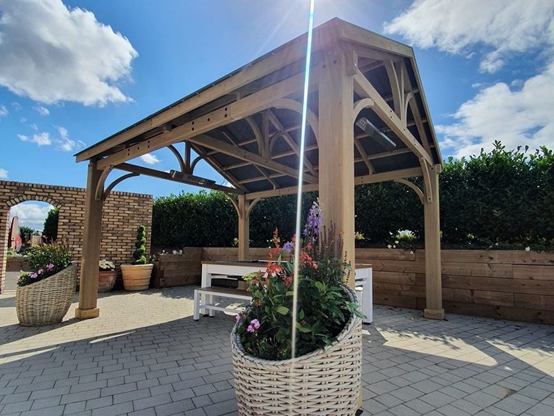 Wholesale Cedar Gazebo 4.2m x 3.6m | FSC Certified