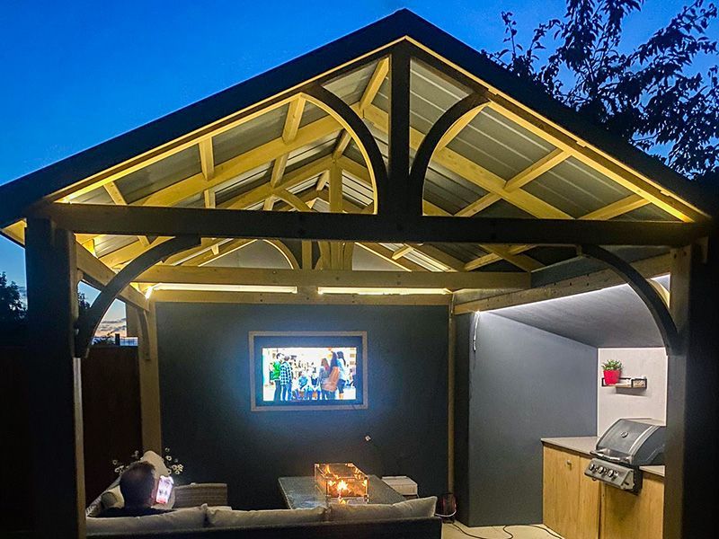 Wholesale Cedar Gazebo 4.2m x 3.6m | FSC Certified