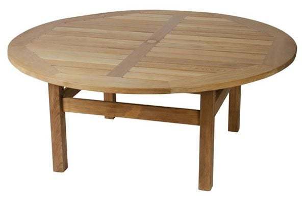 Wholesale Chunky Round Malvern Teak Table - 2.1m Diameter