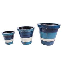 Wholesale Collaroy Round Planters (Set Of Three)