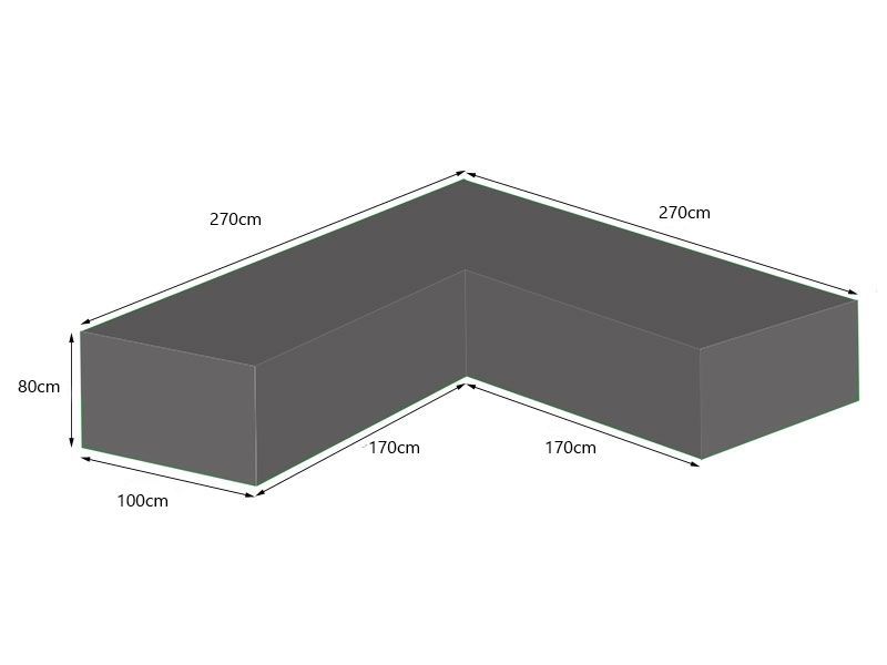 Wholesale Breathable Corner Sofa Weather Cover | Medium