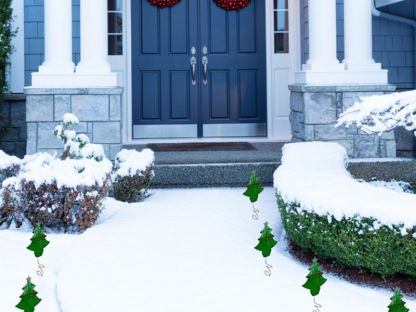 Wholesale Festive Tree Stakes  - Set of 10