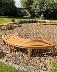 Wholesale Curved Backless Bench 
