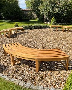 Wholesale Curved Backless Bench 