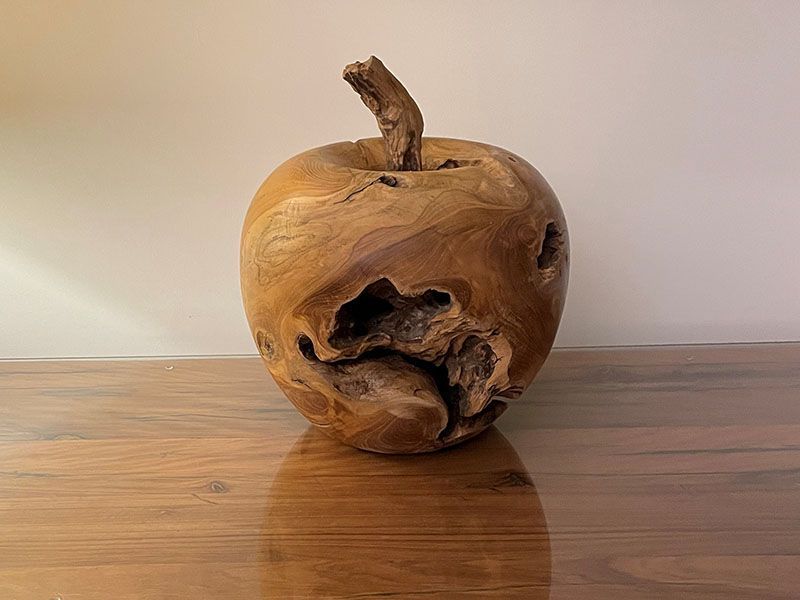 Wholesale Apple Wooden Ornament 