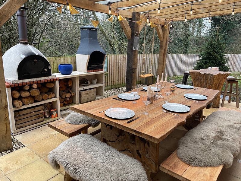 Wholesale Nature Teak Bench Set 3m