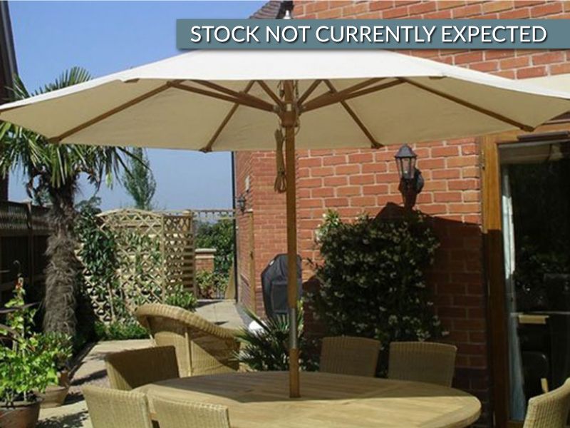 Wholesale Diamond Teak Parasol - 2.5m Diameter