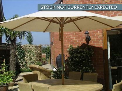 Wholesale Diamond Teak Parasol - 2.5m Diameter