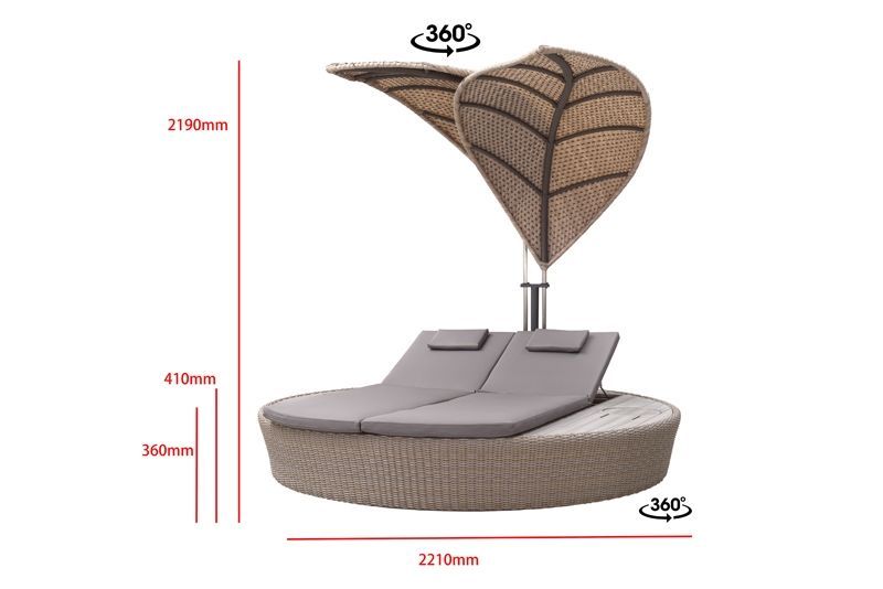 Wholesale Meteor Rotating Day Bed