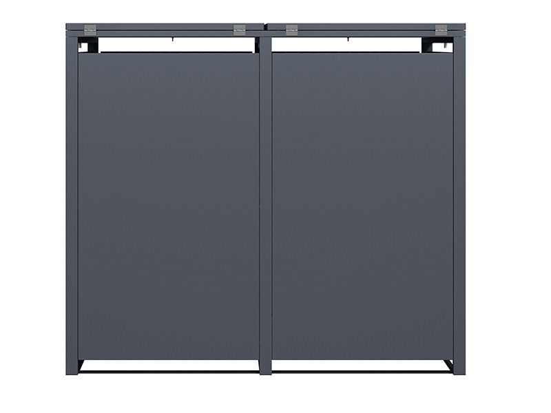Wholesale Galvanized Steel Wheelie Bin Cover | Double