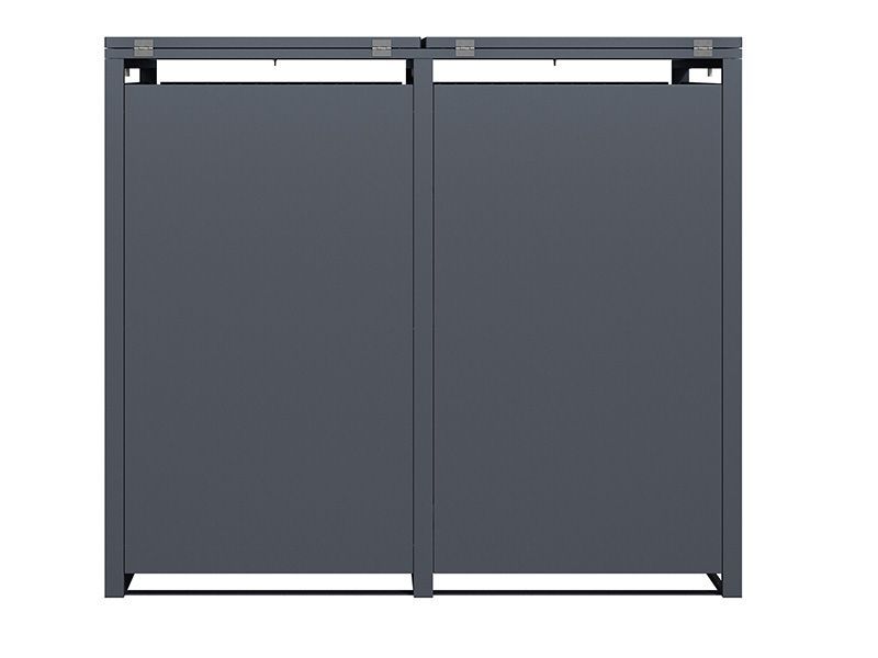 Wholesale Galvanized Steel Wheelie Bin Cover | Double