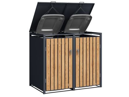Wholesale Galvanized Steel Wheelie Bin Cover | Double