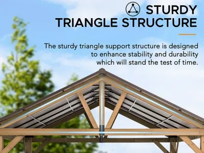 Wholesale Cedar Hard Top Gazebo 3.35X3.99M