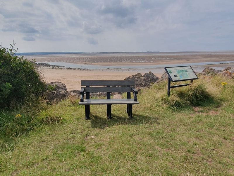 Wholesale Eco Park Bench Arms 1.5m