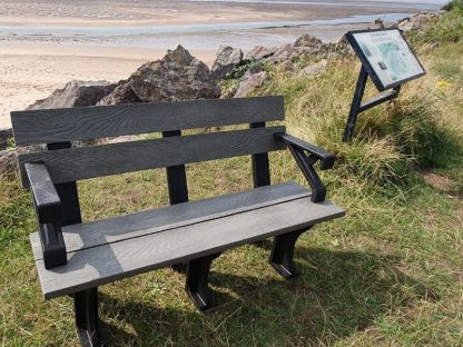 Wholesale Eco Park Bench Arms 1.5m