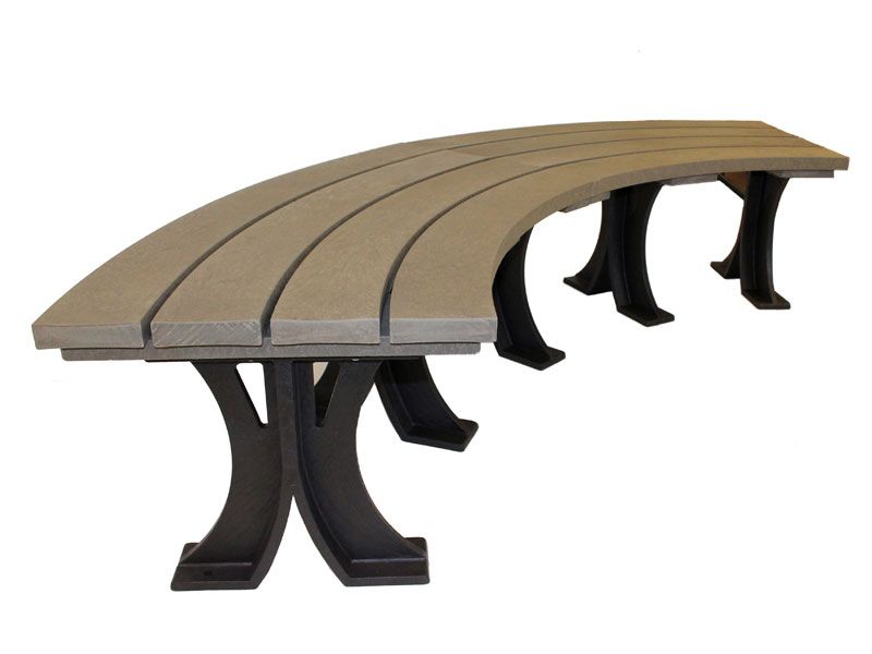 Wholesale Eco Curved Backless Bench