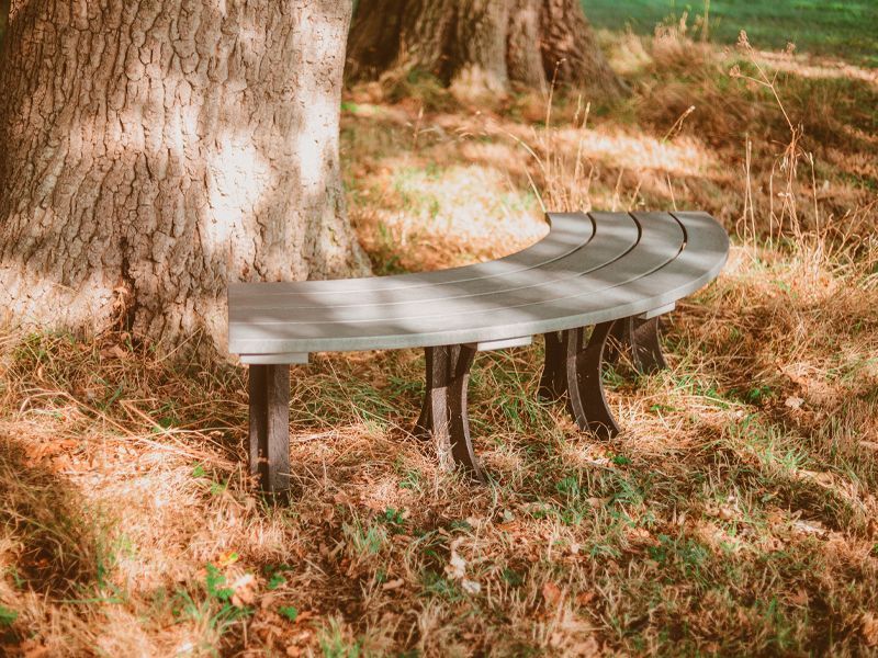 Wholesale Eco Curved Backless Bench