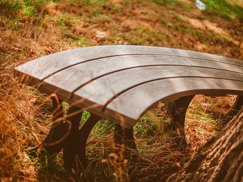 Wholesale Eco Curved Backless Bench