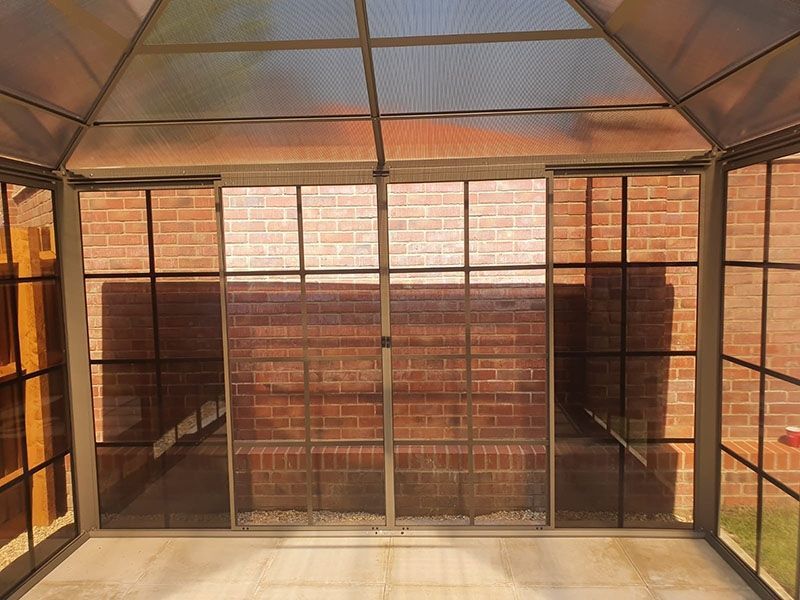 Four Seasons Screen House 3m x 3m-Garden Furniture Centre-HighRange,Screenhouse,Free Standing,Gazebos,Metal Gazebos,All Seasons Gazebos,All Seasons Gazebo Range,Garden Rooms Gazebos,All Seasons Range-{collection_title}