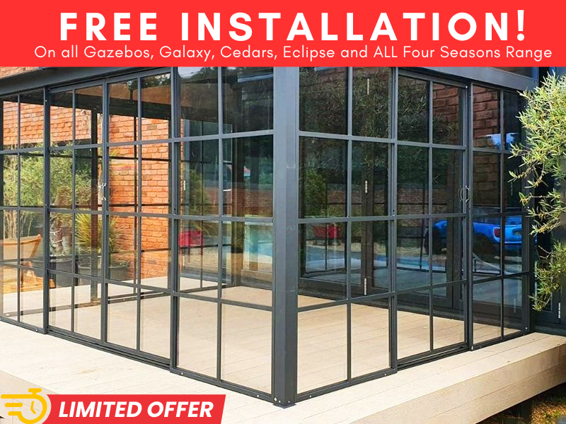 Four Seasons Wall Screen House 3 x 4.8M