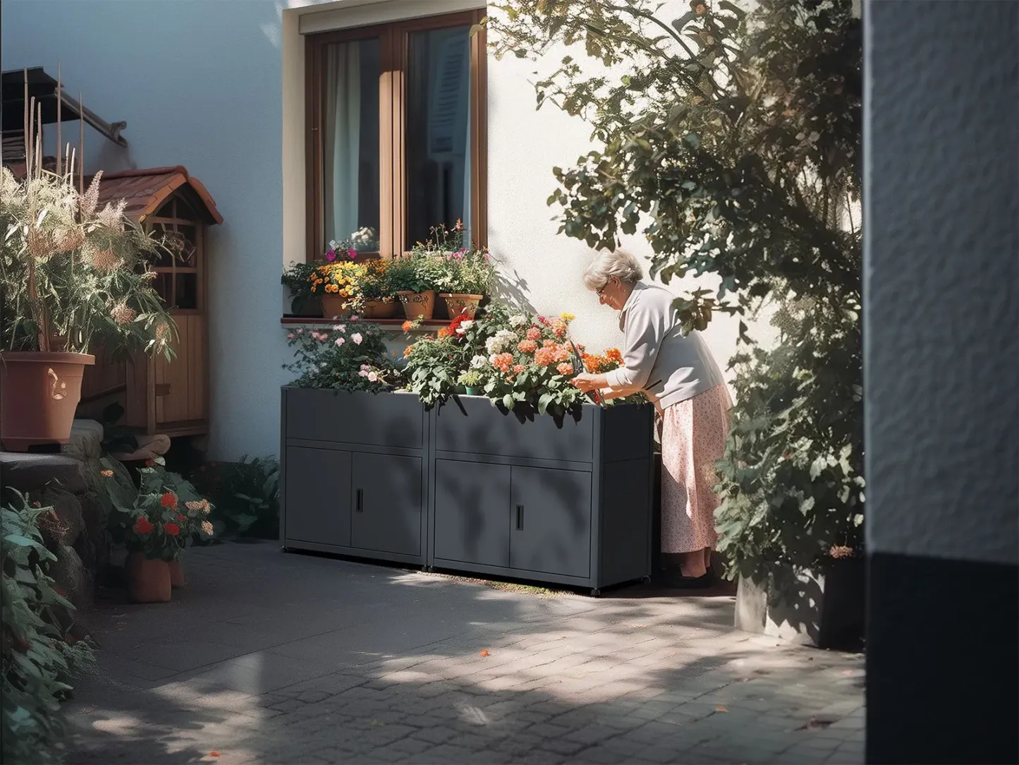 Wholesale Galvanized Steel Raised Bed Planter