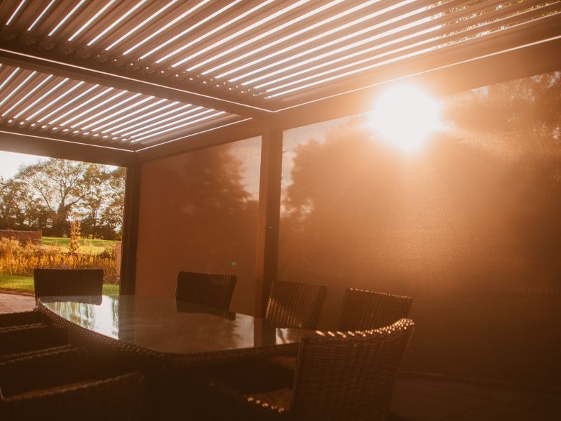 Wholesale Eclipse 6 X 4m LED Motorised Pergola | Free Standing