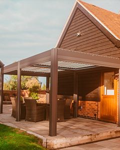 Wholesale Eclipse 6 X 4m LED Motorised Pergola | Free Standing