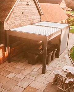 Wholesale Eclipse 5 X 3m LED Motorised Pergola | Wall Mounted