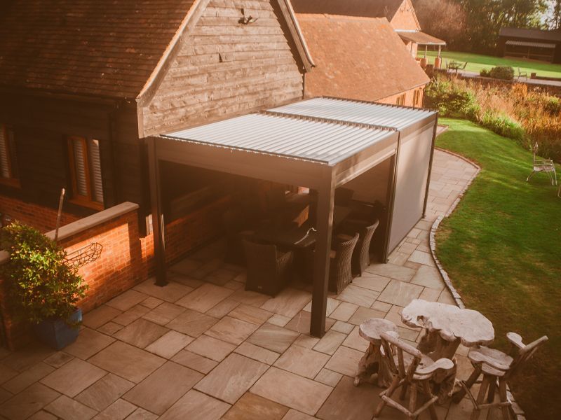 Wholesale Eclipse 6 X 4m LED Motorised Pergola | Free Standing