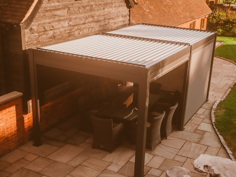 Wholesale Eclipse 6 X 4m LED Motorised Pergola | Free Standing