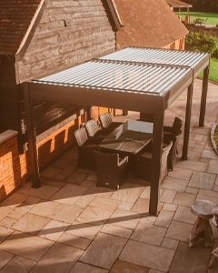 Wholesale Eclipse 6 X 3m LED Motorised Pergola | Free Standing