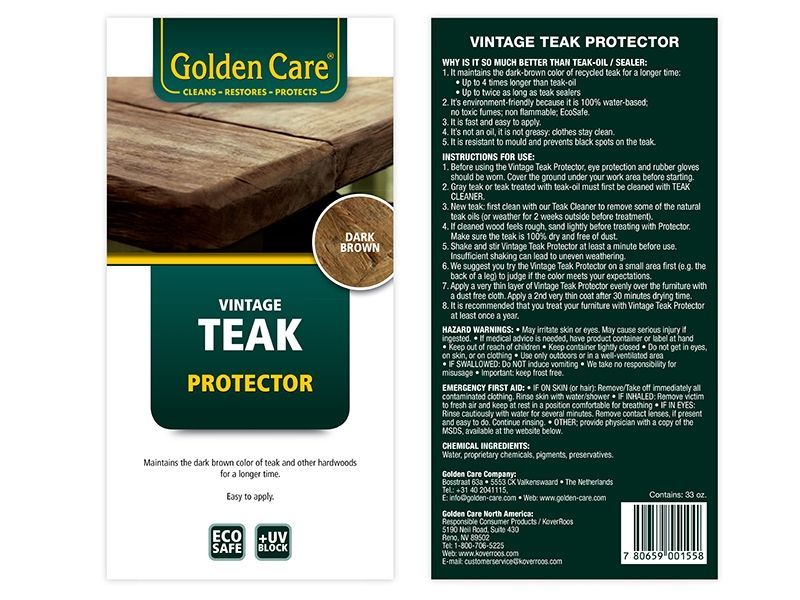 Wholesale Golden Care - Vintage Teak Protector (1 litre)