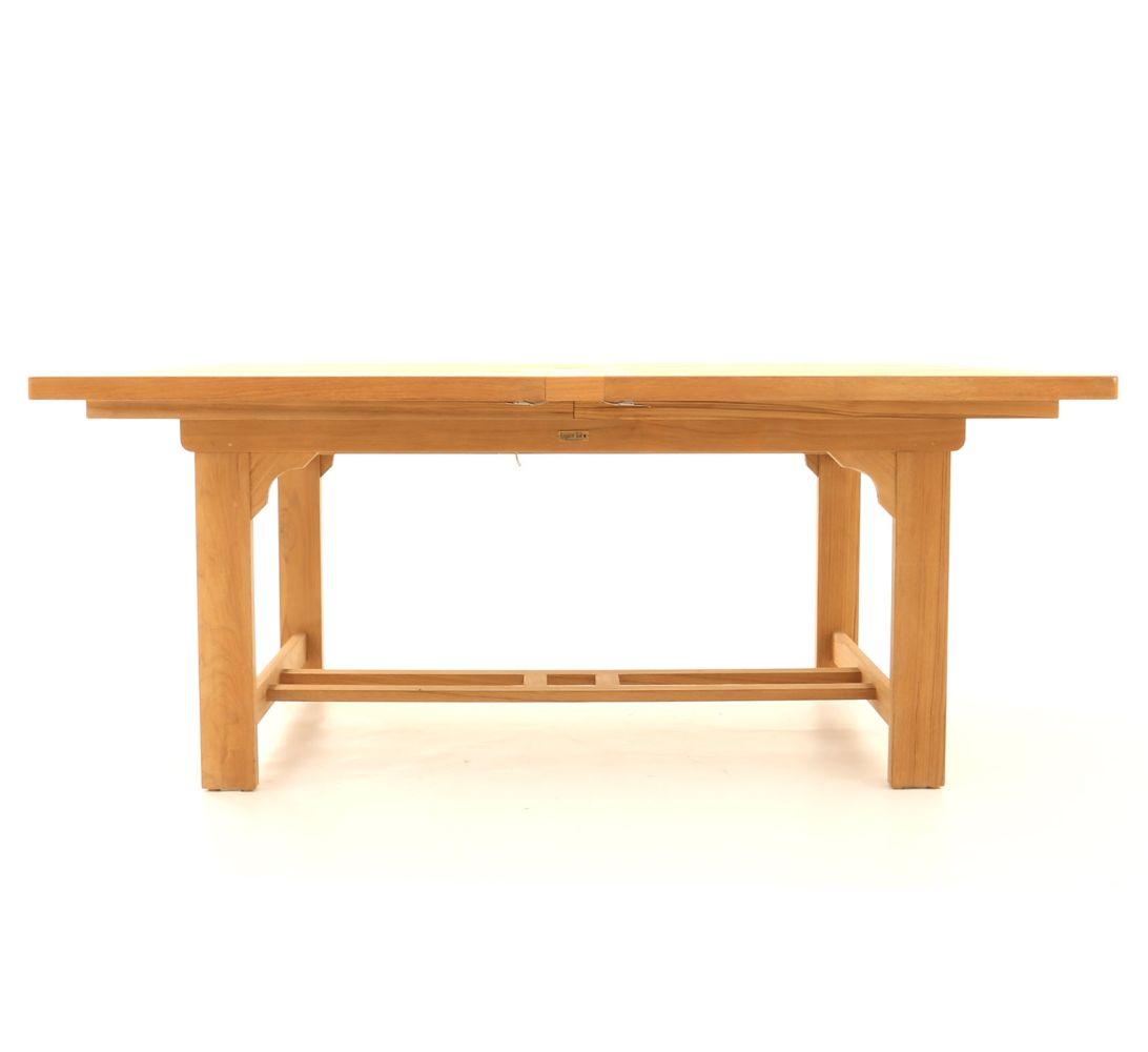 Wholesale Chunky Teak Dining Table - extendable 2.4 - 3 metres