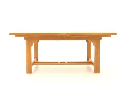 Wholesale Chunky Teak Dining Table - extendable 2.4 - 3 metres