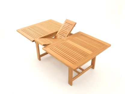 Wholesale Chunky Teak Dining Table - extendable 2.4 - 3 metres