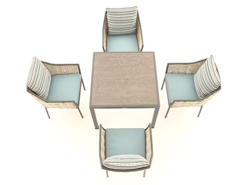 Wholesale Tahiti Stone Top Dining Set