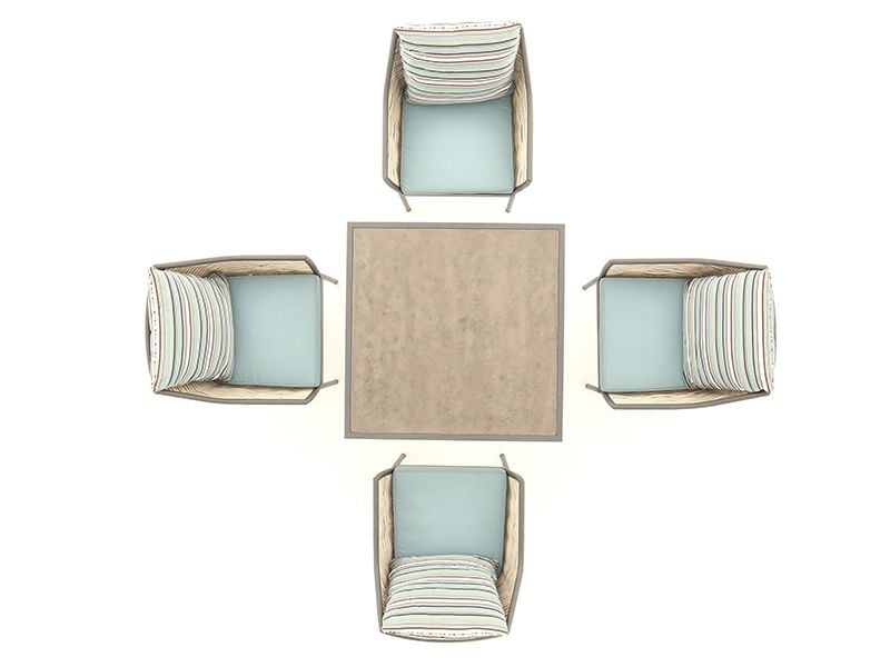 Wholesale Tahiti Stone Top Dining Set