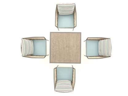 Wholesale Tahiti Stone Top Dining Set