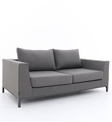 Wholesale Sicilie Lounge Two Seater Sofa | Anthracite Frame