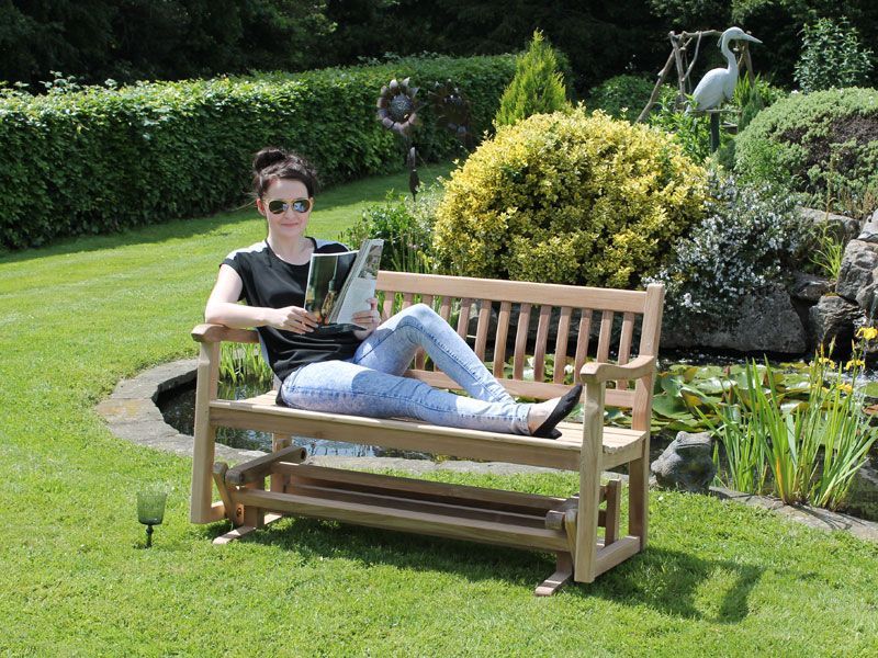 Wholesale Teak Glider Bench 1.3M