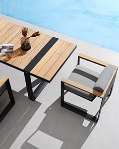 Wholesale Cambusa Dining Chair | White and Grey