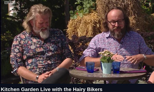 speckled hen table at RHS hampton court