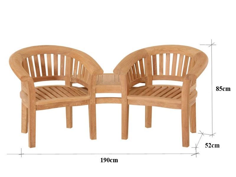 Wholesale Half Moon Love Seat