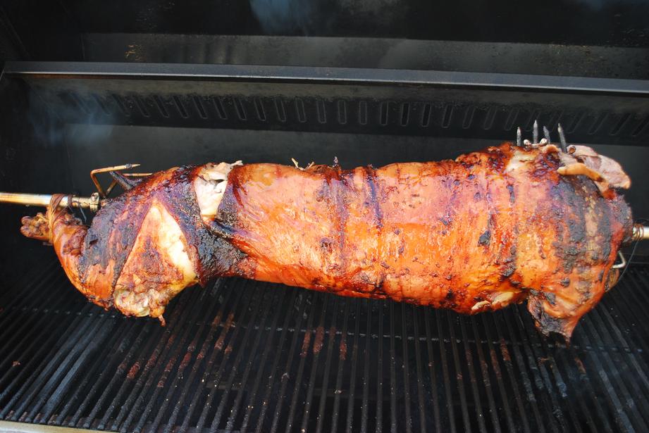 Hog Roast on the day ...
