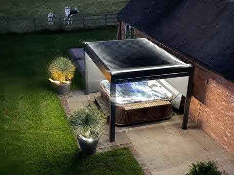 Wholesale Eclipse 3 X 4m LED Motorised Pergola | Wall Mounted