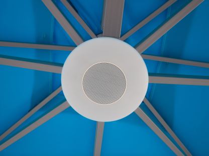 LED Parasol Light with Bluetooth Speaker