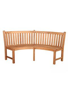 Wholesale Contour Curved Bench with Arms