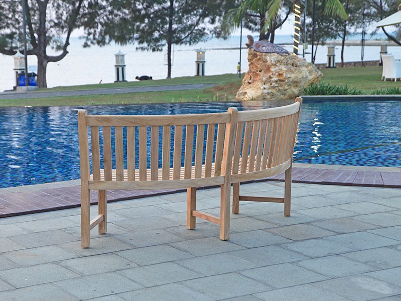 Wholesale Contour Curved Bench 