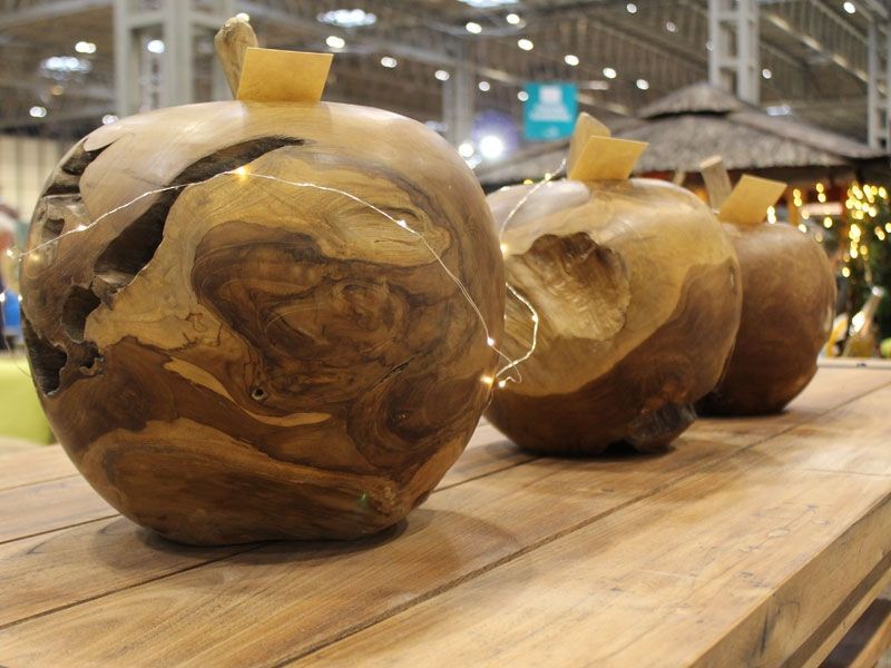 Wholesale Apple Wooden Ornament 