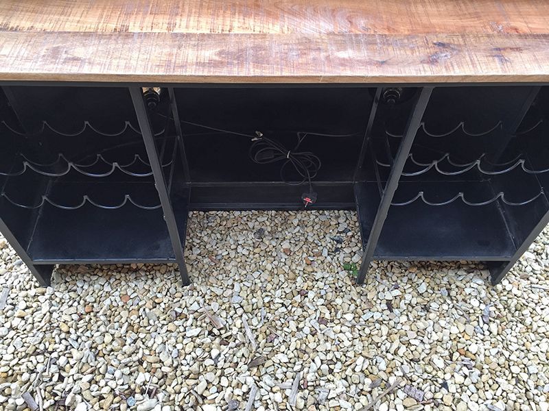 Indian VW Bus Bar Counter | Blue And White